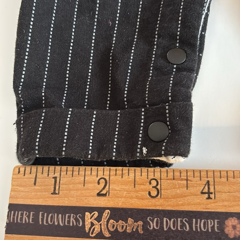 Baby Tux Baby Pinstripes Set 3-6 Month outfit Black and White Baby Tuxedo - Picture 7 of 16